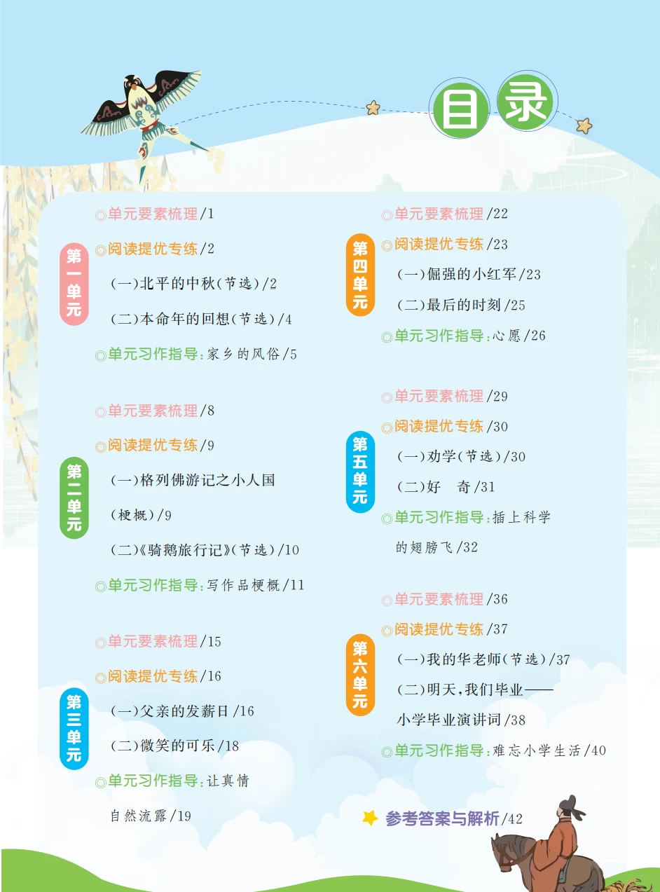 图片[2]-语文1-6年级 实验班提优训练 学霸攻略电子书人教版-松子教辅网