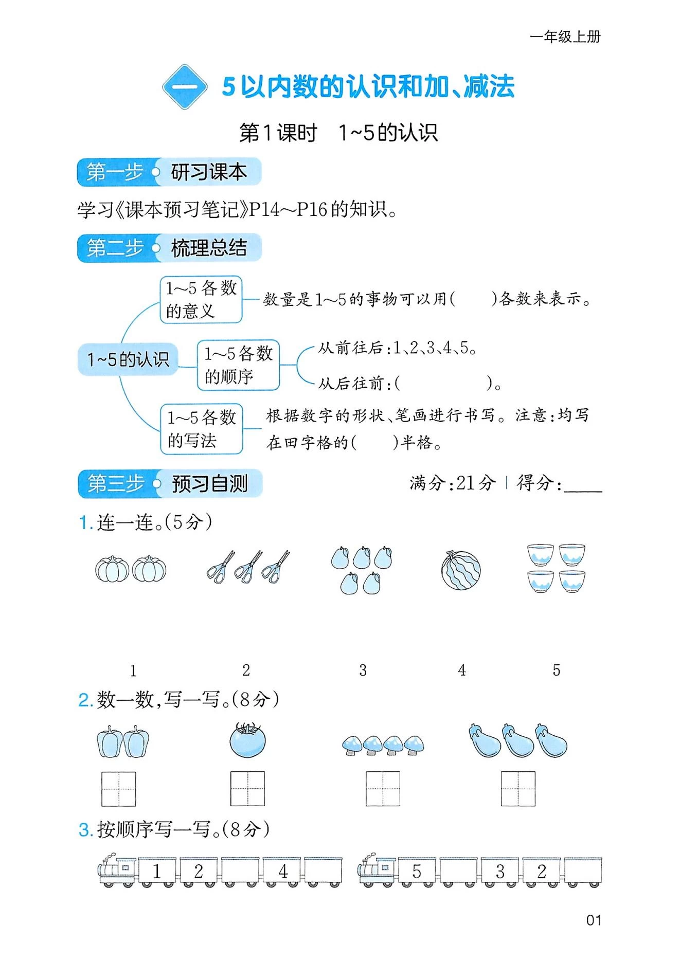 图片[4]-小学数学1-6年级《三步预习单》人教版-松子教辅网