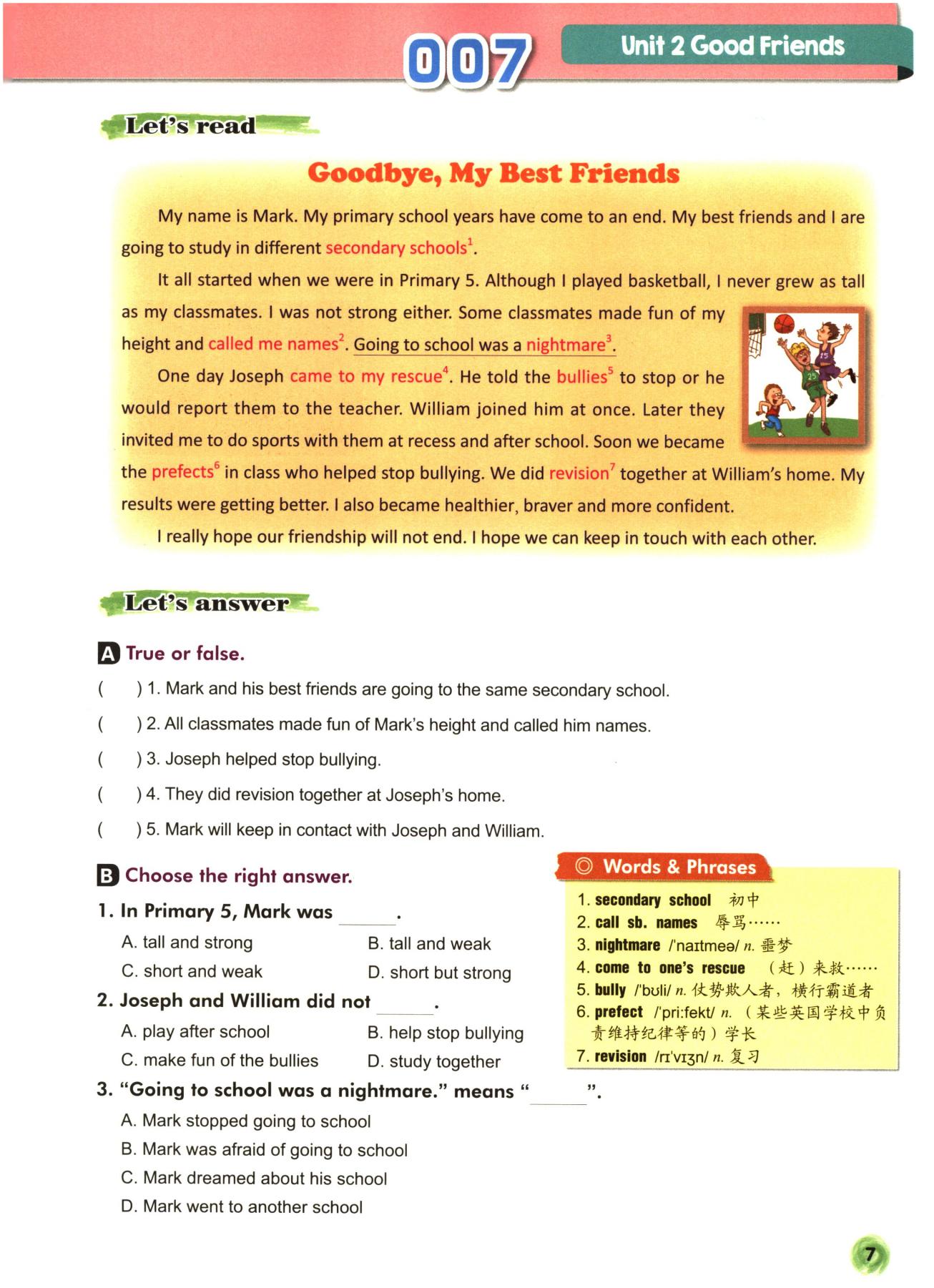 图片[8]-小学1-6年级英语《英语阅读128篇》 含参考答案及详解-松子教辅网